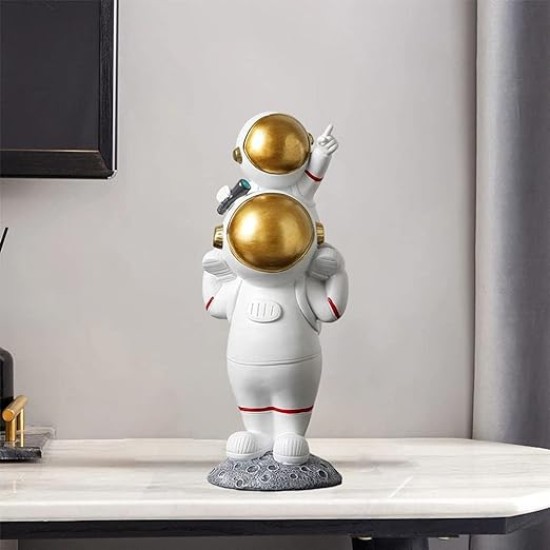 Astronaut Statue Resin Astronaut Statue Astronaut Sculpture Home Art Crafts Desktop Decorations For Desktop Bedroom Home Lamp Decoration
