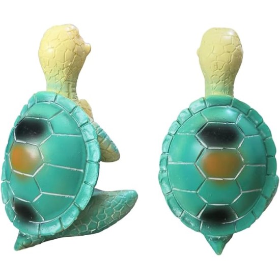 2 Pack Yoga Tortoise Statue Meditation Yoga Tortoise Statue Garden Statue Decoration Meditation Turtle Sculpture Collection Crafts Zen Yoga Tortoise Home Office Desktop Ornament Decoration Gifts