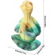 2 Pack Yoga Tortoise Statue Meditation Yoga Tortoise Statue Garden Statue Decoration Meditation Turtle Sculpture Collection Crafts Zen Yoga Tortoise Home Office Desktop Ornament Decoration Gifts